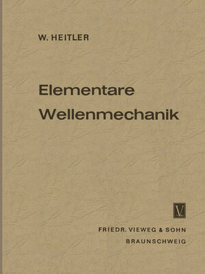cover image of Elementare Wellenmechanik
